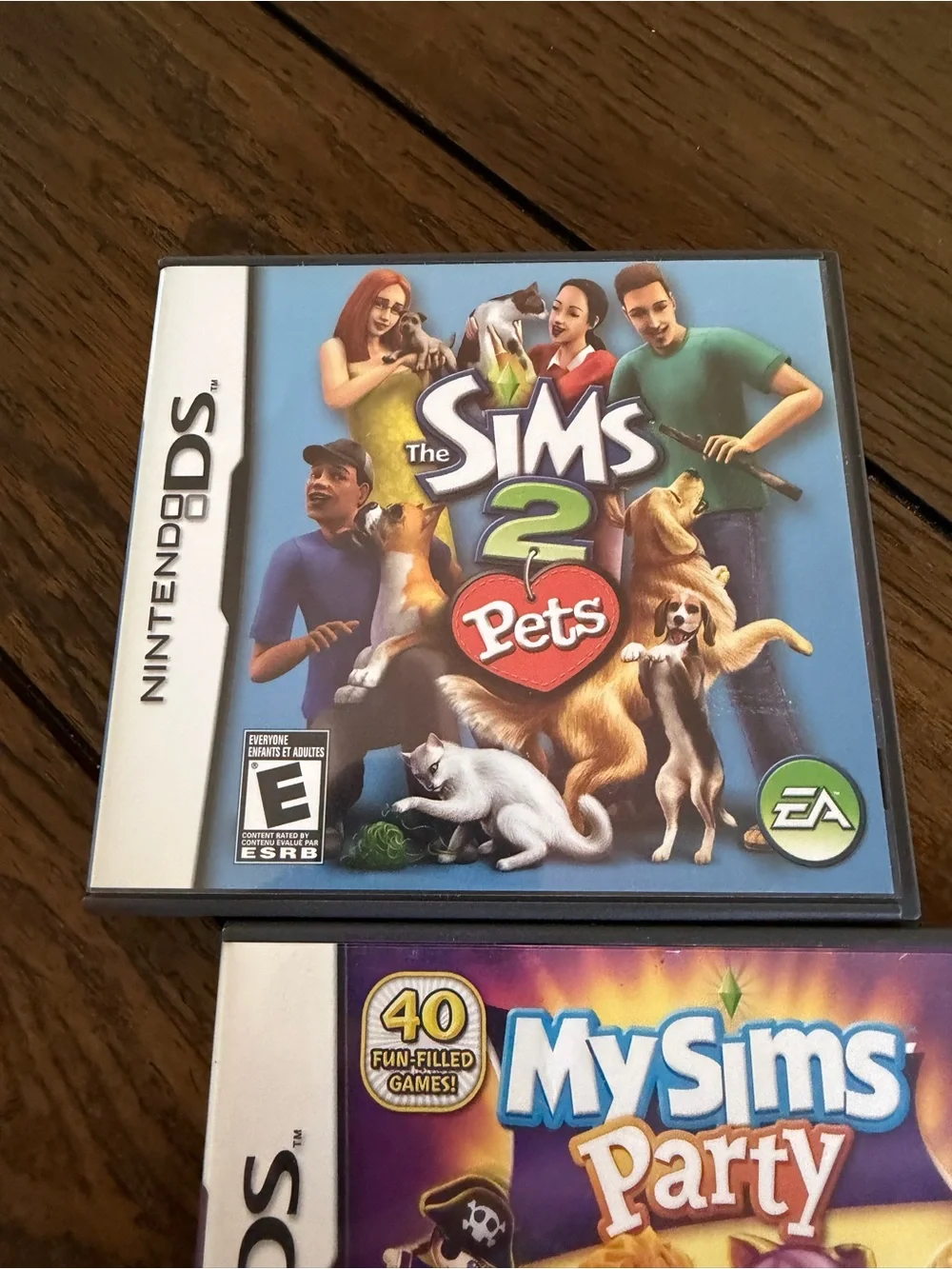 Sims 2 Pets And My Sims Party Nintendo DS With Manual